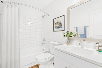White bathroom
